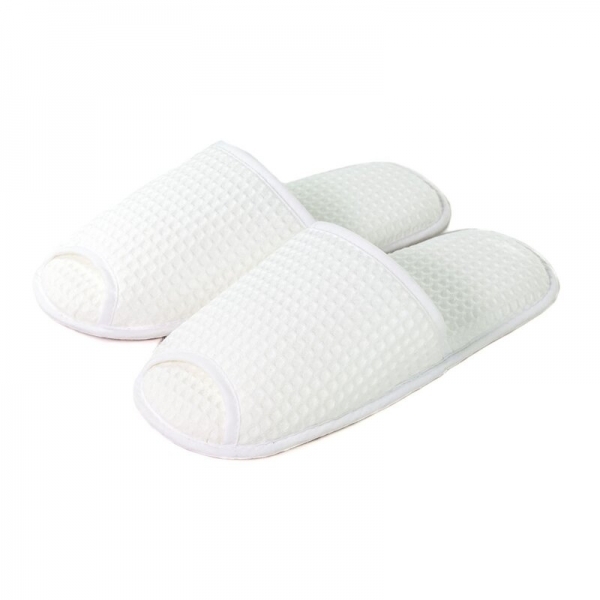 Hotel Badeslipper Waffelpiqué aus Velours